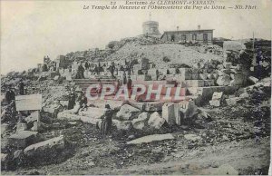 Postcard Old Surroundings of Clermont Ferrand The Temple of Mercury and the O...