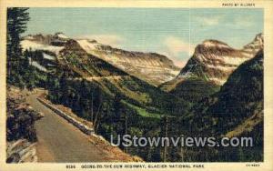 Going to the Sun Highway Glacier National Park MT Unused