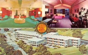 ARLINGTON, VA Virginia  QUALITY COURTS MOTEL  Interior~Mid Century 1966 Chrome