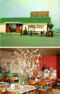 Glen Ellyn, IL Illinois  FOUR SEASONS RESTAURANT DuPage County ROADSIDE Postcard