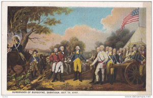 The Surrender of Burgoyne, Saratoga, New York,  Oct. 17, 1777,