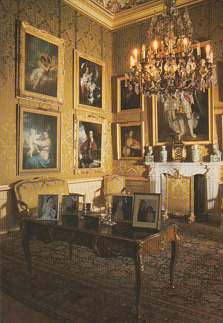 England The Green Drawing Room Blendheim Palace Woodstock