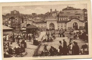 PC PORTUGAL, LISBOA, MERCADO DO PEIXE, RIBIERA NOVA, Vintage Postcard (b30320)