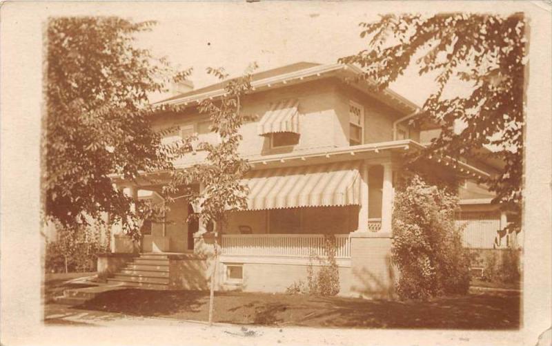 House with porch,Window awnings  RPC