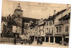 CPA St-DIÉ-Place Jules Ferry-La Chatédrale et les vieilles Arcades (184825)