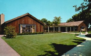 The Old Spinning Wheel Fred Harvey Restaurant Hinsdale Illinois IL Postcard