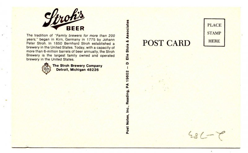 Advertising - Stroh's Beer