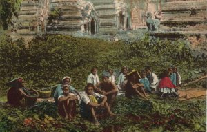 burma, Native Karen People (1910s) Italian Mission Postcard (1)