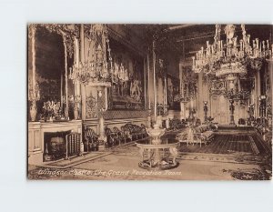 Postcard The Grand Reception Room Windsor Castle Windsor England