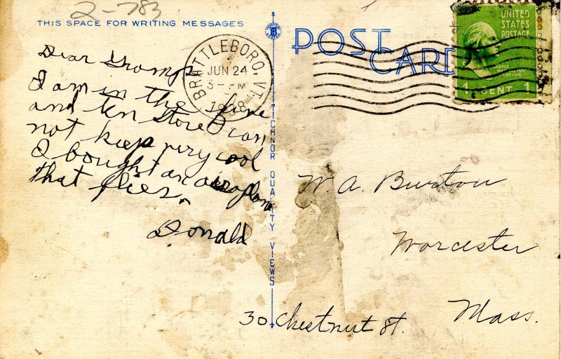 VT - Brattleboro. Falls on Kipling Road