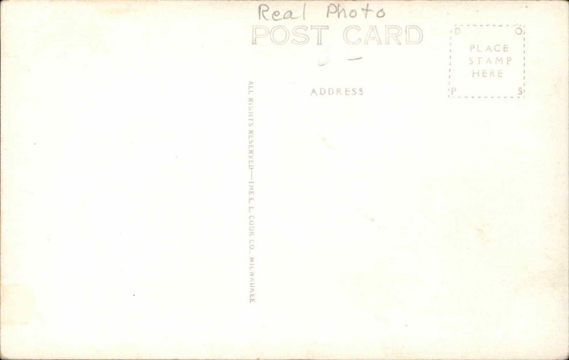 Vintage LL Cook RPPC Vero Beach Florida FL Pocahontas Apartments REAL PHOTO PC