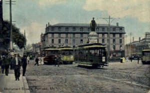 Monument Square - Portland, Maine ME  