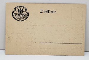 Germany Warburg Castle, Carl Jander Berlin, Postcard B2