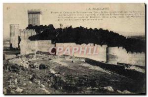 Postcard Ancient Ruins Beaucaire Du Chateau