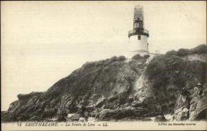 Saint Nazaire France Liighthouse Le Phare de Leve c1915 Postcard