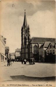 CPA La BOUILLE Place de l'Église (348069)