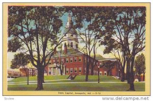 Exterior, State Capitol, Annapolis, Maryland, 30-40s