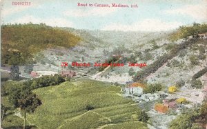 IN, Madison, Indiana, Road To Canaan, Aerial View, Zim Pub No B2605112