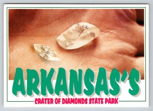 Arkansas Crater of Diamonds State Park Diamonds Postcard 1996 Chrome