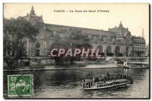 Paris - 13 - The Gare du Quai d & # 39Orsay - Old Postcard