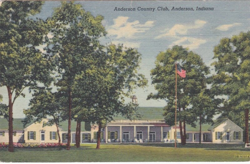 Indiana Anderson The Anderson Country Club Curteich sk1379