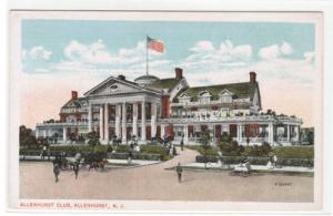 Allenhurst Club Allenhurst New Jersey 1920s postcard