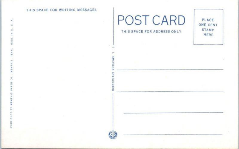 MEMPHIS, Tennessee  TN   BANK OF COMMERCE Second & Monroe  c1920s  Postcard