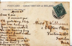 Genealogy Postcard - Williams - Victoria Rd, Farnborough - Hampshire - Ref 4721A