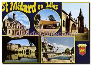 Modern Postcard St Medard En Jalles The Mayor Stadium Church