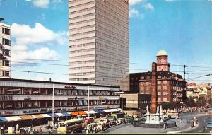 View over Vesterbro Passage Copenhagen Denmark 1966 