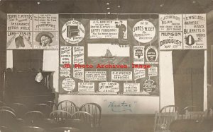 MI, Springport, Michigan, RPPC, Theatre Interior Scene, Business Advertising