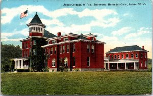 USA Jones Cottage West Virginia Industrial Home For Girls Salem Postcard 09.64