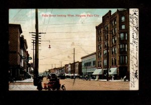 NY Falls Street St Niagara Falls New York 1907 Postcard