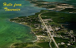 Florida Keys Aerial View Tavernier Looking North