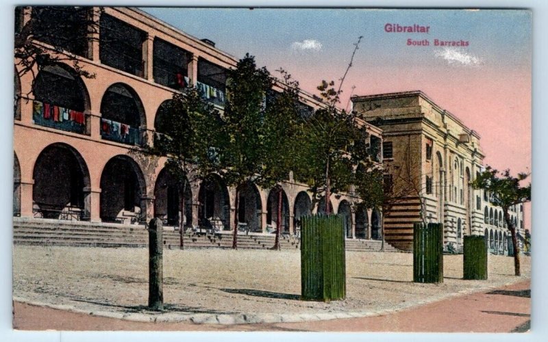 South Barracks - GIBRALTAR Postcard