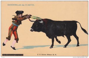 Banderillas al Caurtes, Matador and Bull, MEXICO, 10-20s