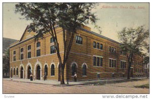 SIOUX CITY, Iowa, PU-1915; Auditorium