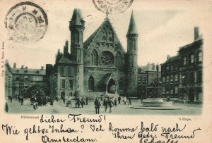 Netherlands Den Haag The Hague Ridderzaal Vintage Postcard 03.74