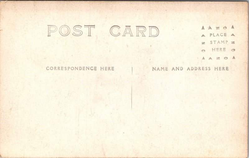 RPPC Four Men Playing Poker Vintage Postcard O80