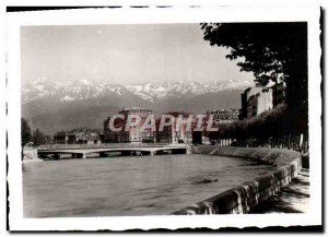 Modern Postcard Pont De La Porte De France Et De Belledonne Chain Grenoble