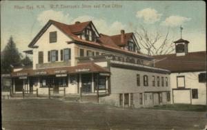 Alton Bay NH Storefront Emerson Store & Post Office c1910 Postcard 