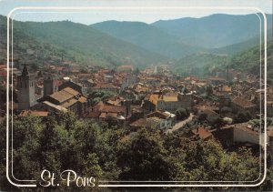 B108944 France Saint Pons Vue Generale Cathedrale Panorama