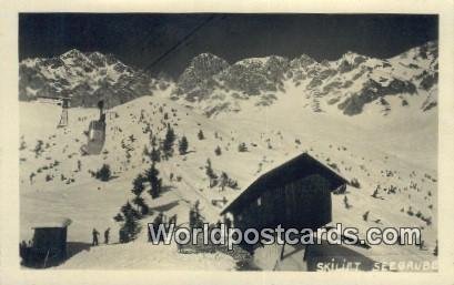 Skilift, Real Photo Seegrube Austria 1905 