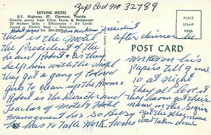 FL, Clermont, Florida, Skyline Motel, R.A. Lasater 