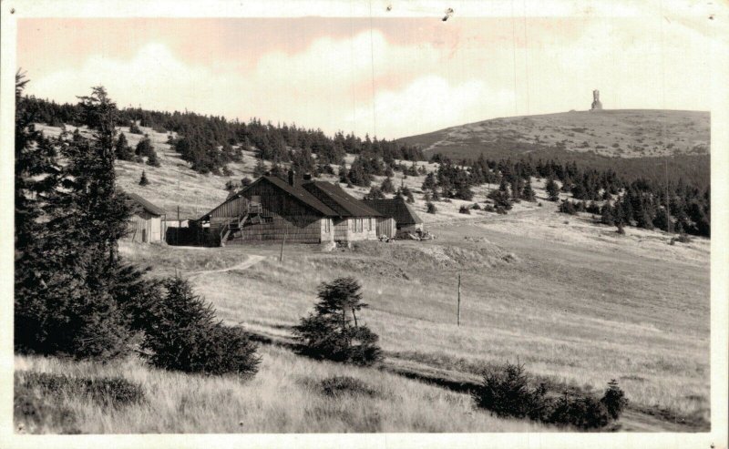 Czech Republic Jeseníky Švýcárna pod Pradedem Jeseník Vintage RPPC 07.53