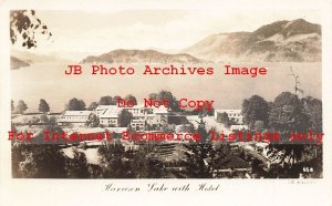 Canada, British Columbia, Harrison Lake, RPPC, City Scene, With Hotel, Photo