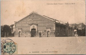 France Vannes La Halle Aux Grains Vintage Postcard 04.08