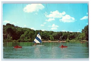 Vintage Camp Friedenswalf Cassopoilis Michagan. Postcard P71E