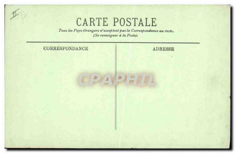 Old Postcard Clock The Cathedral Chartres