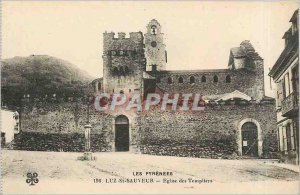 Postcard Old Luz St Sauveur Church Templar